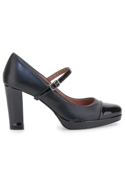Mary Jane nere con punta tonda, cinturino e plateau 2567-PITTARELLO CLASS Online