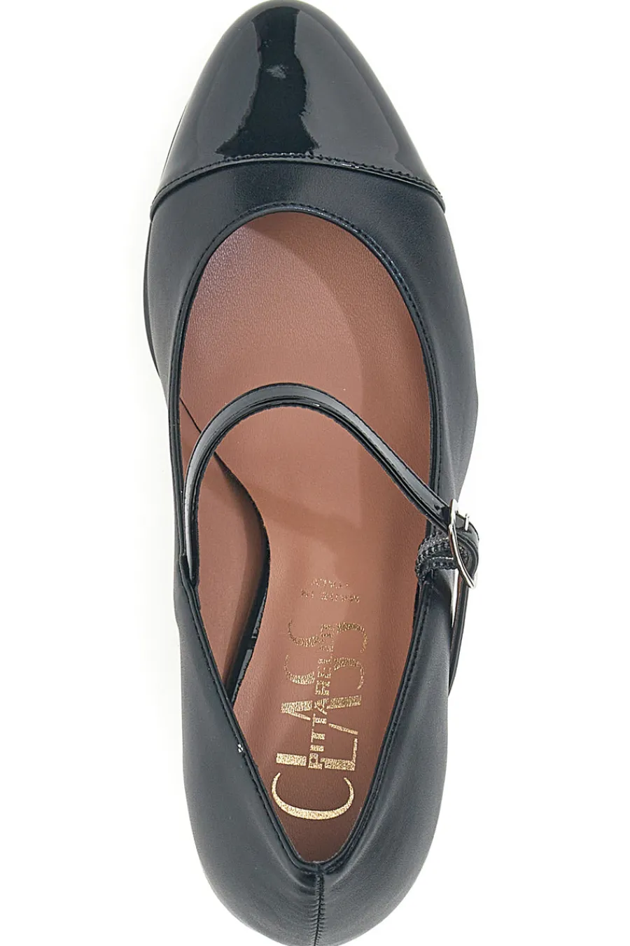 Mary Jane nere con punta tonda, cinturino e plateau 2567-PITTARELLO CLASS Online