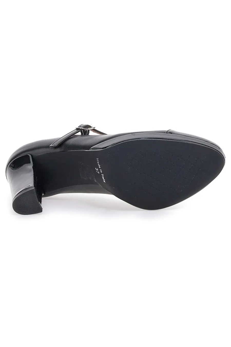 Mary Jane nere con punta tonda, cinturino e plateau 2567-PITTARELLO CLASS Online