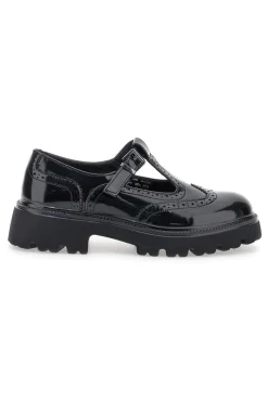 Mary Jane nere in vernice con fondo carrarmato Capsule BT251123006-PITTARELLO