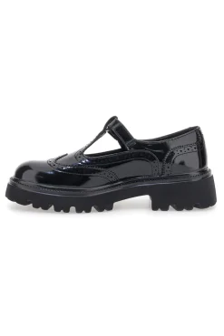 Mary Jane nere in vernice con fondo carrarmato Capsule BT251123006-PITTARELLO