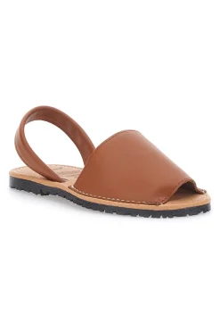 Minorchine Marroni Open Toe in Materie Sintetiche MN101-FLY NATURE Best
