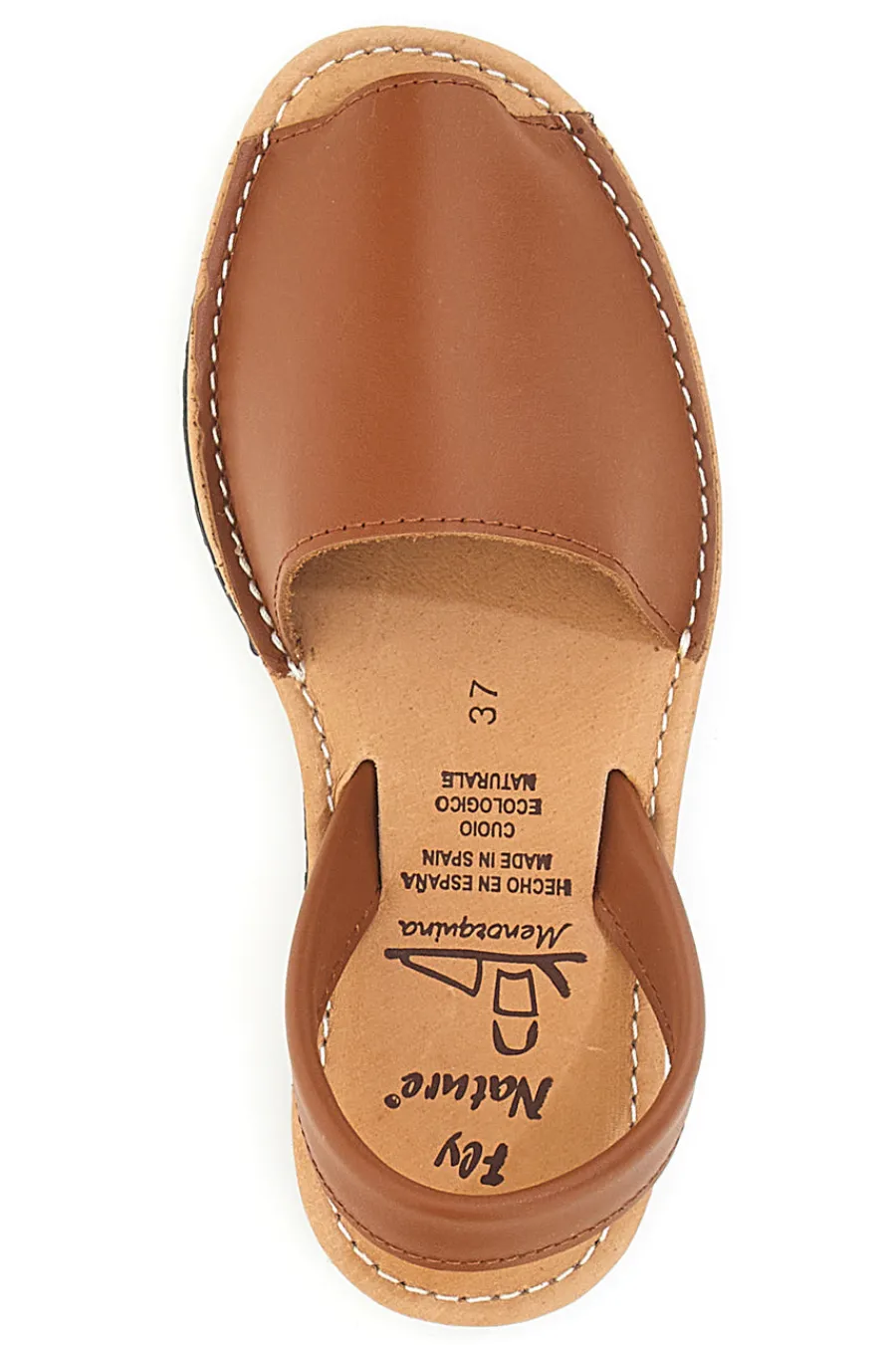 Minorchine Marroni Open Toe in Materie Sintetiche MN101-FLY NATURE Best