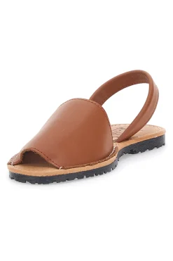 Minorchine Marroni Open Toe in Materie Sintetiche MN101-FLY NATURE Best