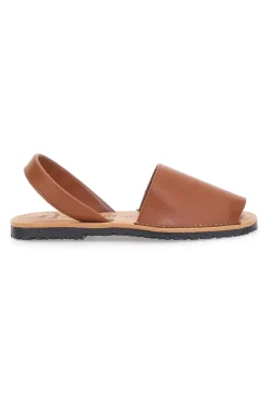 Minorchine Marroni Open Toe in Materie Sintetiche MN101-FLY NATURE Best