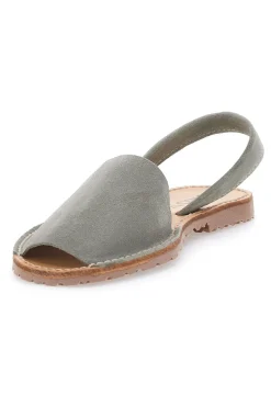 Minorchine verdi in pelle con fascia chiusa 35-MIO TEMPO Online
