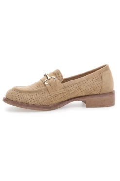 Mocassini beige con morsetto RQ2652-LE HAVRE PARIS Clearance