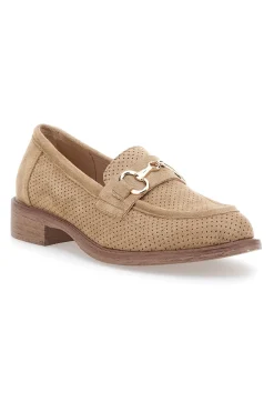Mocassini beige con morsetto RQ2652-LE HAVRE PARIS Clearance
