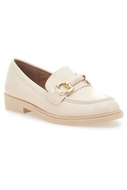 Mocassini Beige con Morsetto Oro 2401-TALEMI Discount