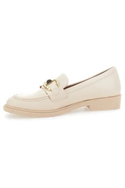 Mocassini Beige con Morsetto Oro 2401-TALEMI Discount