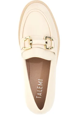 Mocassini Beige con Morsetto Oro 2401-TALEMI Discount