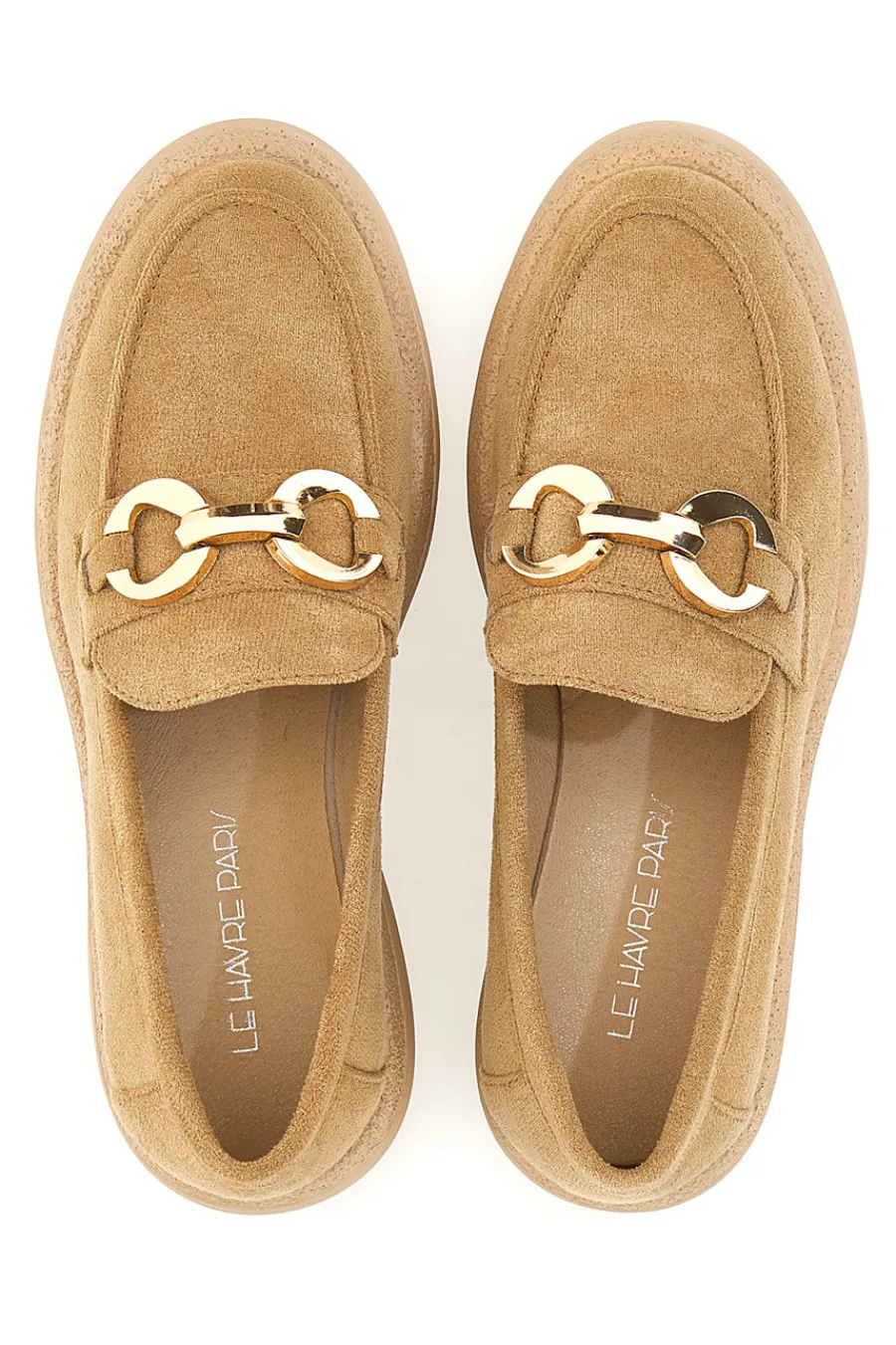 Mocassini Beige Con Morsetto 2300512-LE HAVRE PARIS New