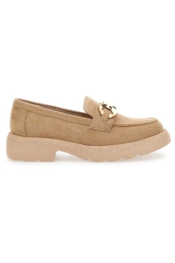 Mocassini Beige Con Morsetto 2300512-LE HAVRE PARIS New