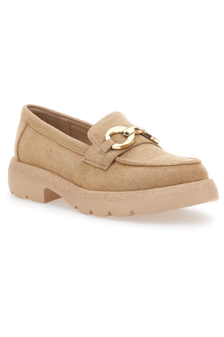 Mocassini Beige Con Morsetto 2300512-LE HAVRE PARIS New