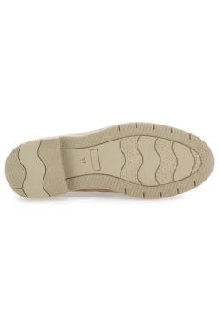 Mocassini Beige con Morsetto Dorato 21216-MIO TEMPO Clearance