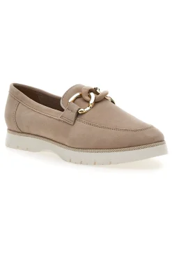 Mocassini Beige Vera Pelle 2301-PITTARELLO ACTIVE New