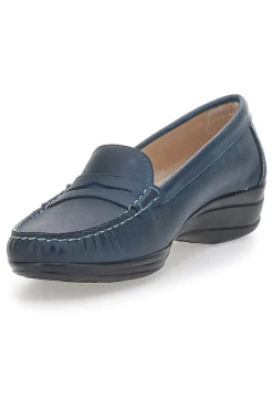 Mocassini Blu Con Bocca di Leone 8160-PITTARELLO FOCUS Best