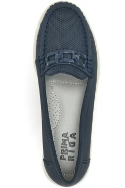 Mocassini Blu Con Catenina 9194-PRIMA RIGA Online