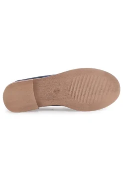 Mocassini blu con dettaglio decorativo KMD26W40-LE HAVRE PARIS Clearance
