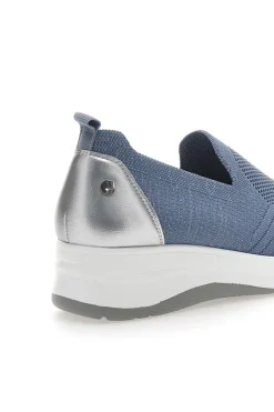 Mocassini Blu con Tomaia in Mesh e Platform 41 IC-INBLU