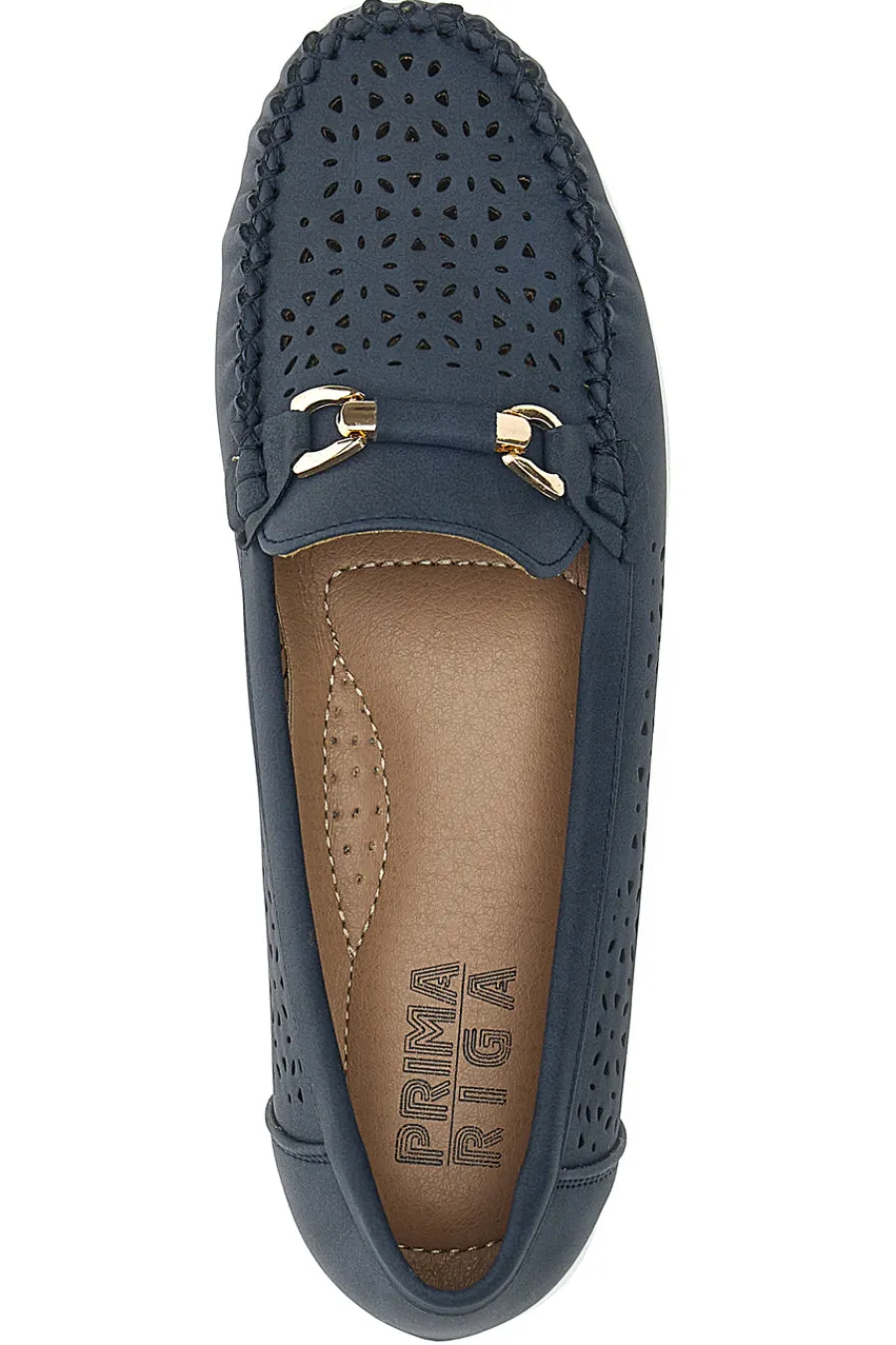 Mocassini Blu Traforati 3178-PRIMA RIGA New