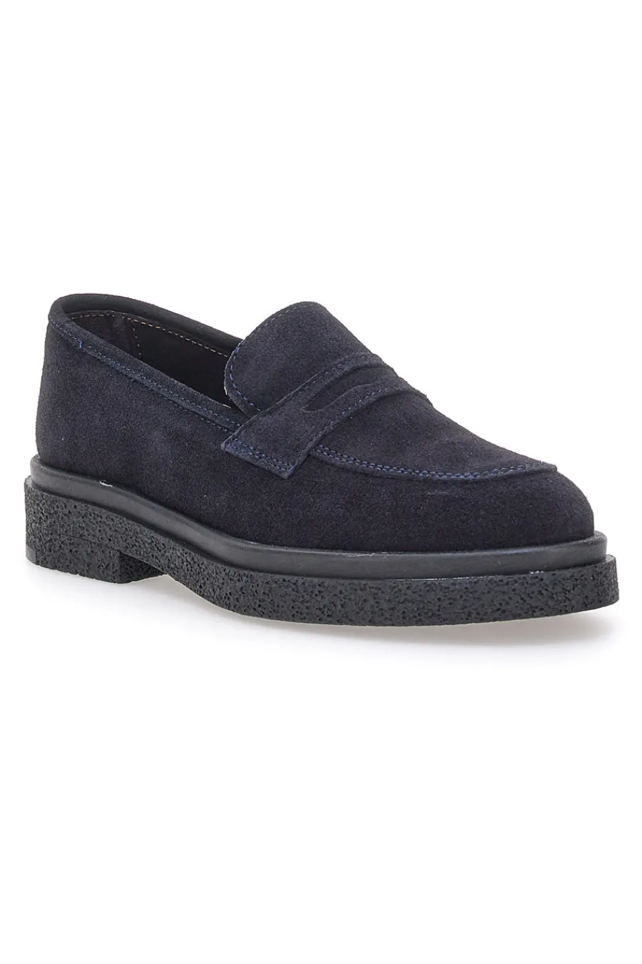 Mocassini Blu Vera Pelle Made In Italy 2004-PITTARELLO CLASS Online