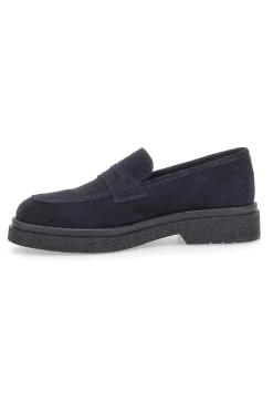 Mocassini Blu Vera Pelle Made In Italy 2004-PITTARELLO CLASS Online