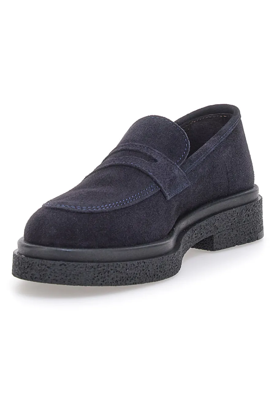 Mocassini Blu Vera Pelle Made In Italy 2004-PITTARELLO CLASS Online