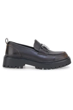 Mocassini con morsetto argento 24126019-PITTARELLO CAPSULE New