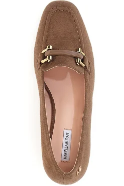 Mocassini Cammello con tacco a blocco 50811615-MARIELLA BURANI Online