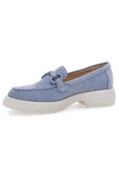 Mocassini Celeste Pastello Con Morsetto 230054-LE HAVRE PARIS Outlet