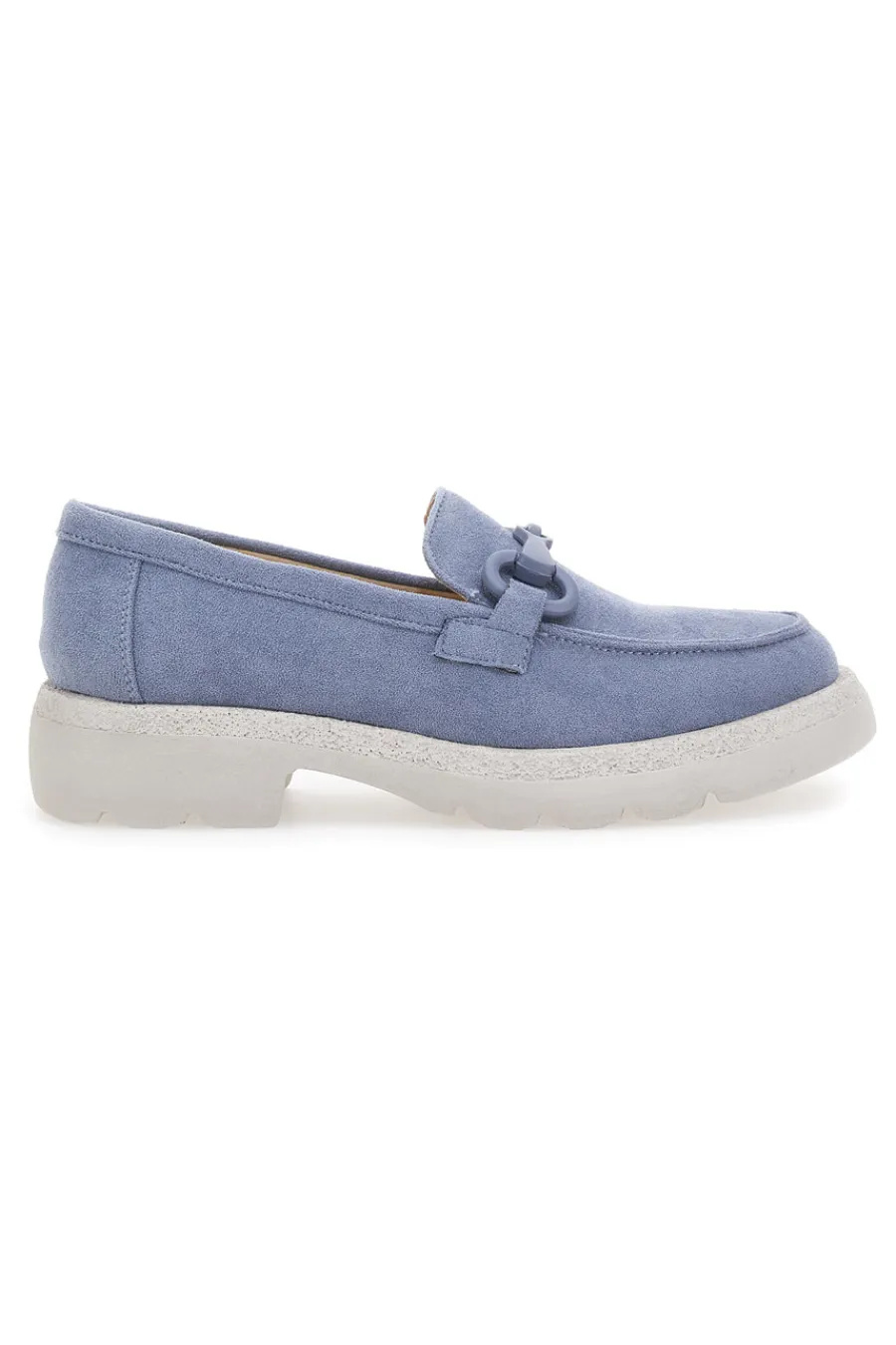 Mocassini Celeste Pastello Con Morsetto 230054-LE HAVRE PARIS Outlet