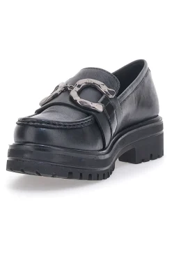 Mocassini Con Platform Neri 14118-PITTARELLO Online