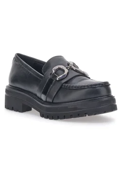 Mocassini Con Platform Neri 14118-PITTARELLO Online