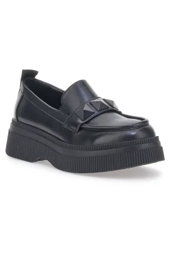 Mocassini Con Platform 32203 Neri-SARA LOPEZ Outlet