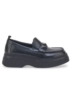 Mocassini Con Platform 32203 Neri-SARA LOPEZ Outlet