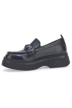 Mocassini Con Platform 32203 Neri-SARA LOPEZ Outlet