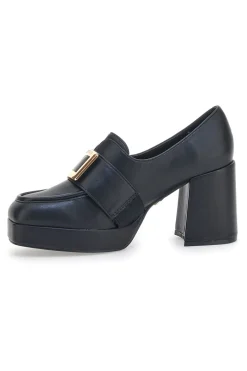 Mocassini con Tacco 8228 Nero-LAURA BIAGIOTTI Online