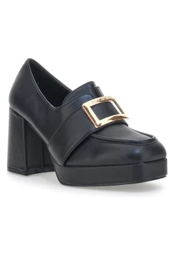 Mocassini con Tacco 8228 Nero-LAURA BIAGIOTTI Online