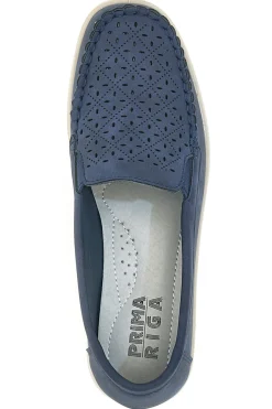 Mocassini con Zeppa Blu Navy 4320-PRIMA RIGA
