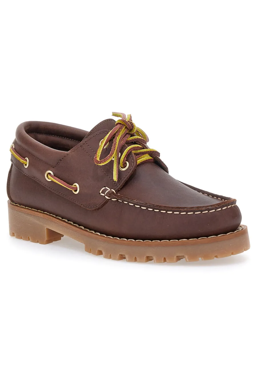 Mocassini marroni in vera pelle con suola carrarmato Pittarello EL. 6140-PITTARELLO ELITE Hot