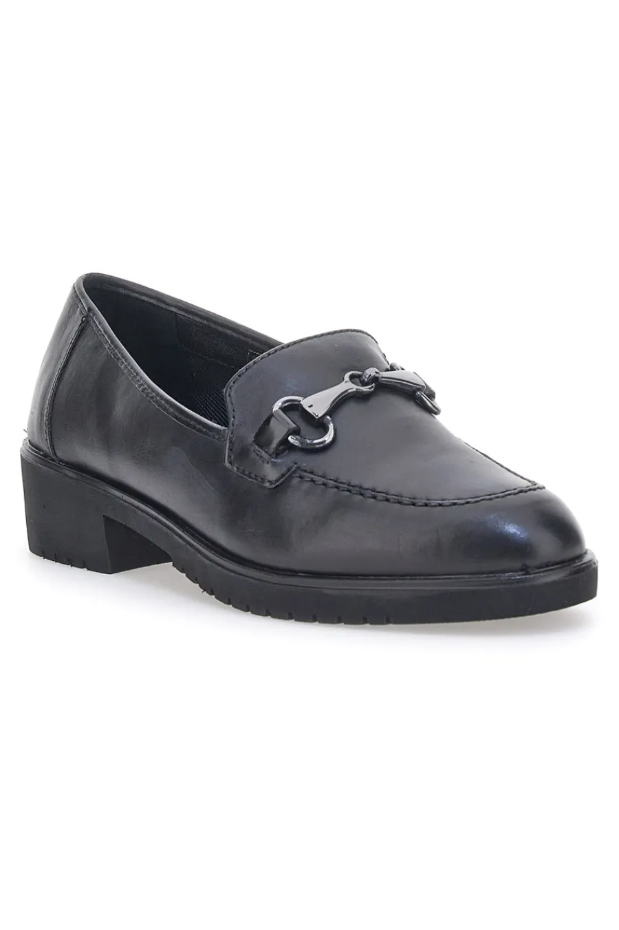 Mocassini Me & Me 15562 Nero Vera Pelle-ME u0026 ME Hot
