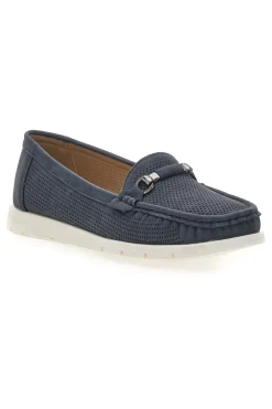 Mocassini Navy con Suola a Contrasto MINA1190-MIO TEMPO Clearance