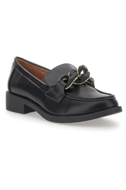 Mocassini Neri con Catena Nera e Oro 50881678-MARIELLA BURANI Online