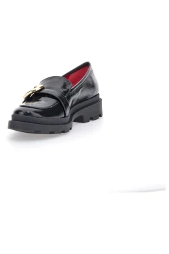 Mocassini Neri Con Dettaglio Dorato 3733FC-PITTARELLO GLAM Online