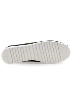 Mocassini Neri con Morsetto Dorato 7023-PRIMA RIGA Outlet