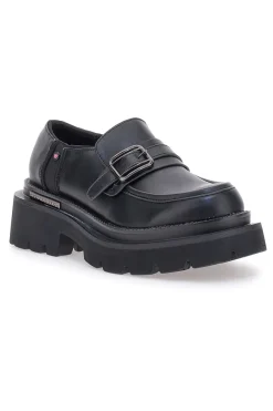 Mocassini Neri Con Platform Betty Flowers 126-BETTYFLOWERS Sale