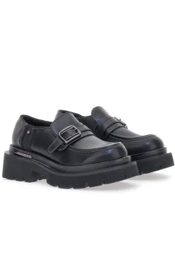 Mocassini Neri Con Platform Betty Flowers 126-BETTYFLOWERS Sale