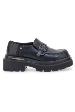 Mocassini Neri Con Platform Betty Flowers 126-BETTYFLOWERS Sale
