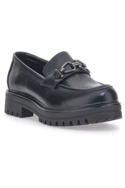 Mocassini Neri Con Platform Cafe' Cost 695151-CAFÈ COST